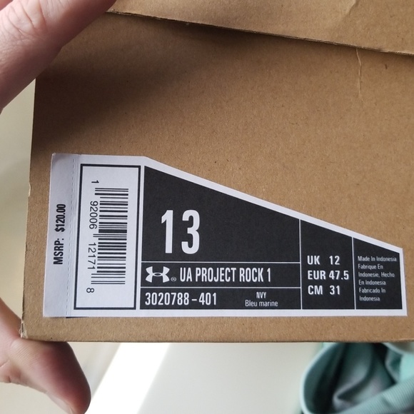 UA project rock 1.  (worn one time) - Picture 2 of 4